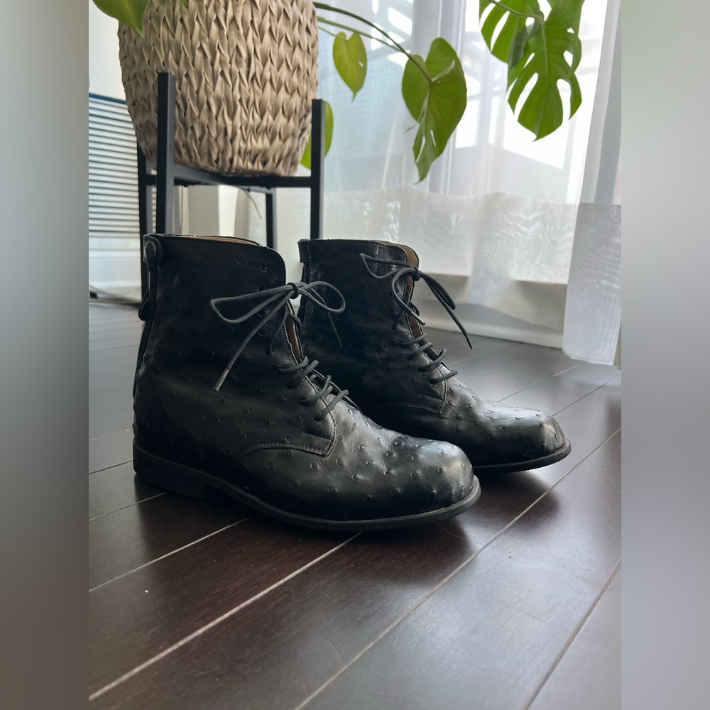 7 | NEW Ostrich Leather Boots by Der Dau New York